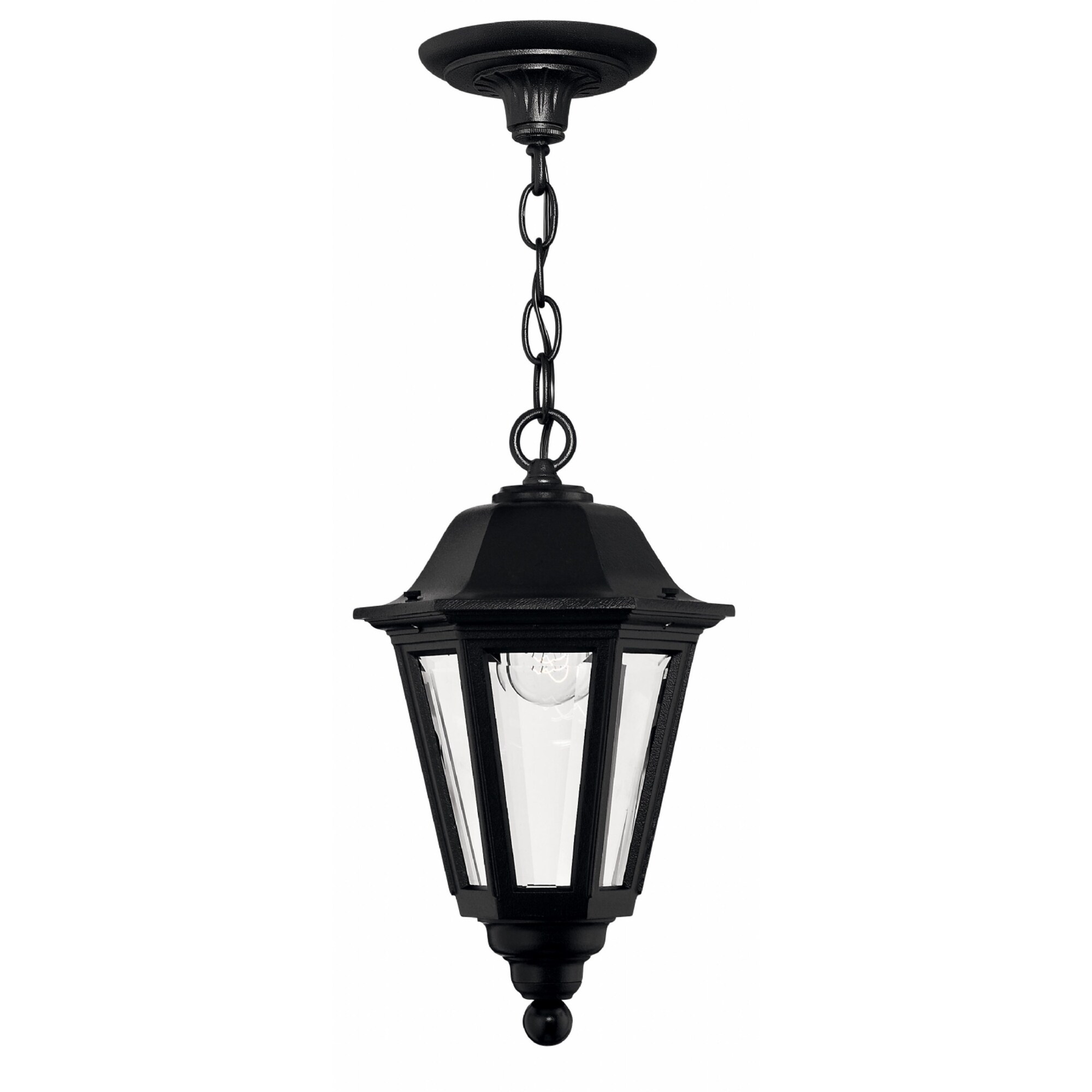 Hinkley Manor house 1-Light Outdoor Pendant in Black - Mycitystee