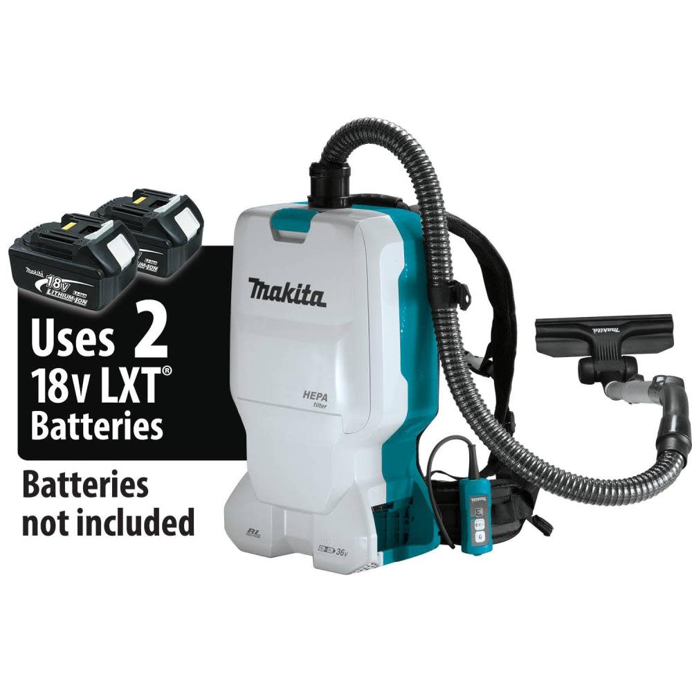 Makita 18V X2 LXT 36V 1.6 Gallon HEPA Backpack Dry Vacuum Bare Tool XCV17Z from Makita - Mycitystee