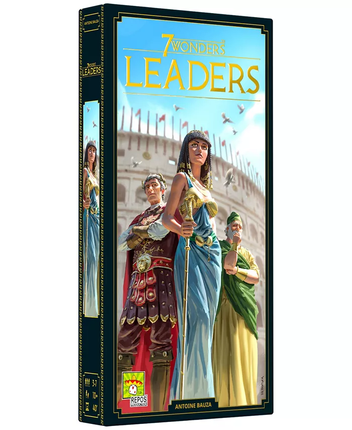 Repos Production 7 Wonders Leaders Expansion New Edition Set， 80 Piece - Mycitystee