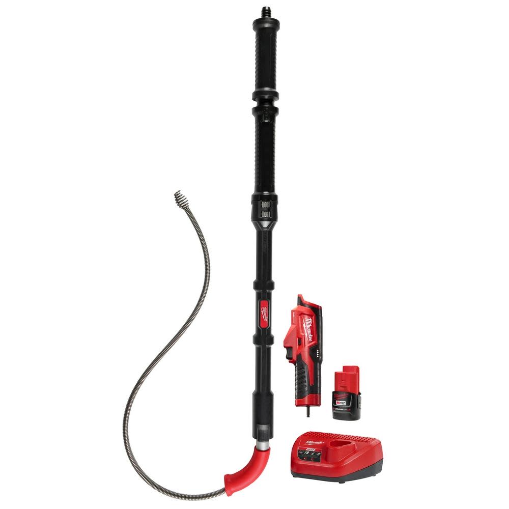 Milwaukee M12 TRAPSNAKE 6' Toilet Auger Kit 3576-21 from Milwaukee - Mycitystee