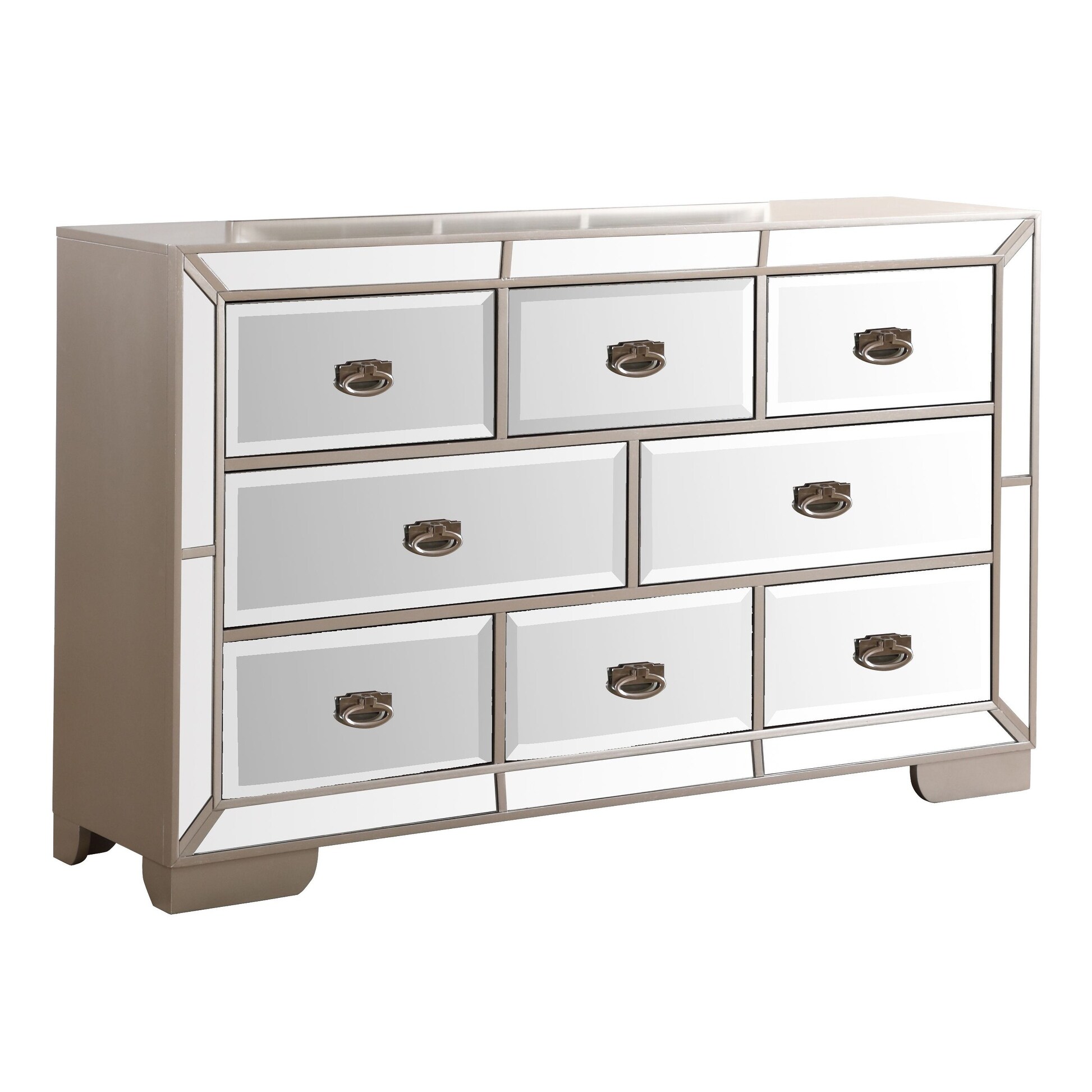 Holly Hills 8-drawer Mirrored Dresser - - 32750363 - Mycitystee