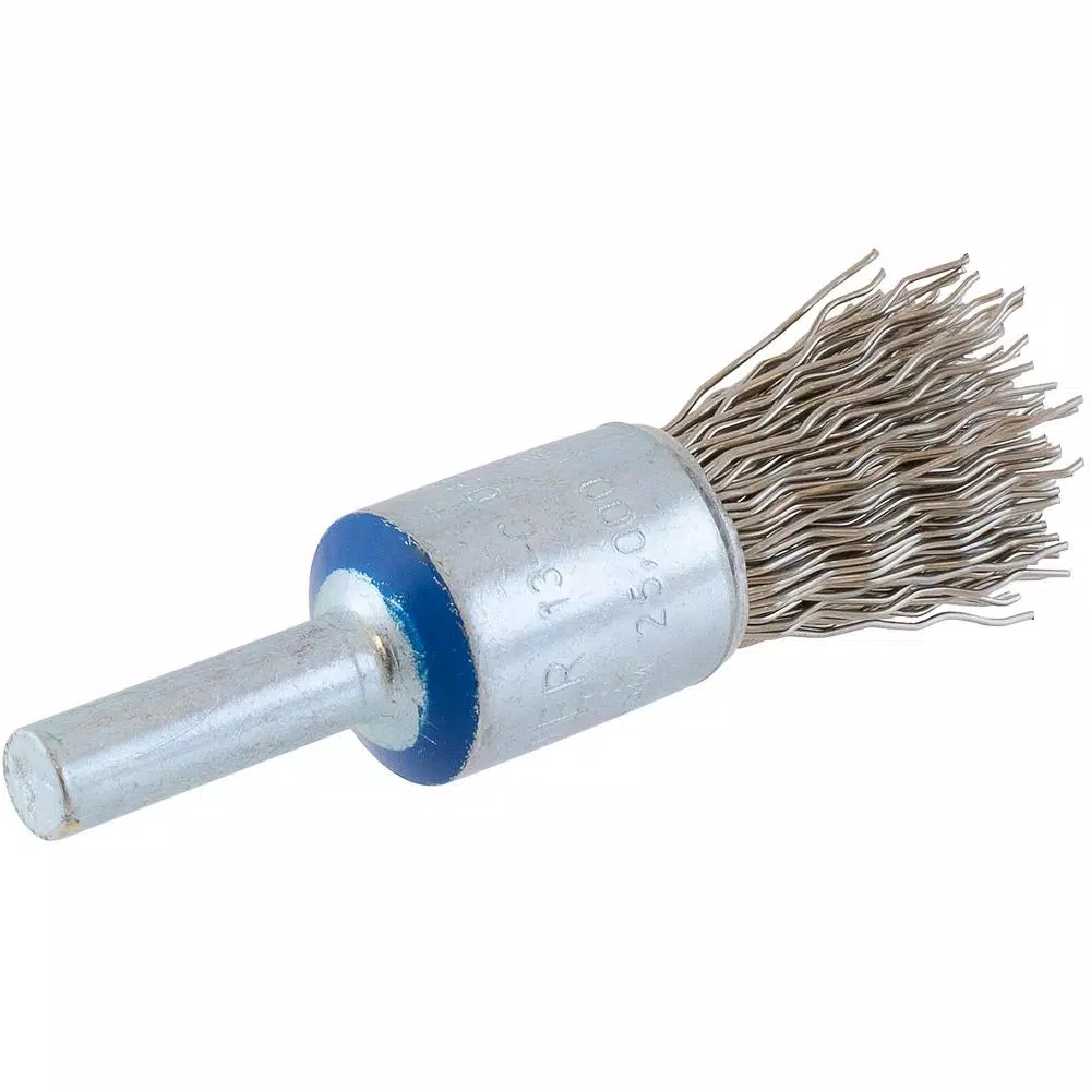WALTER SURFACE TECHNOLOGIES 0.5 in. Mounted Brush with Crimped Wires and#8211; XDC Depot - Mycitystee