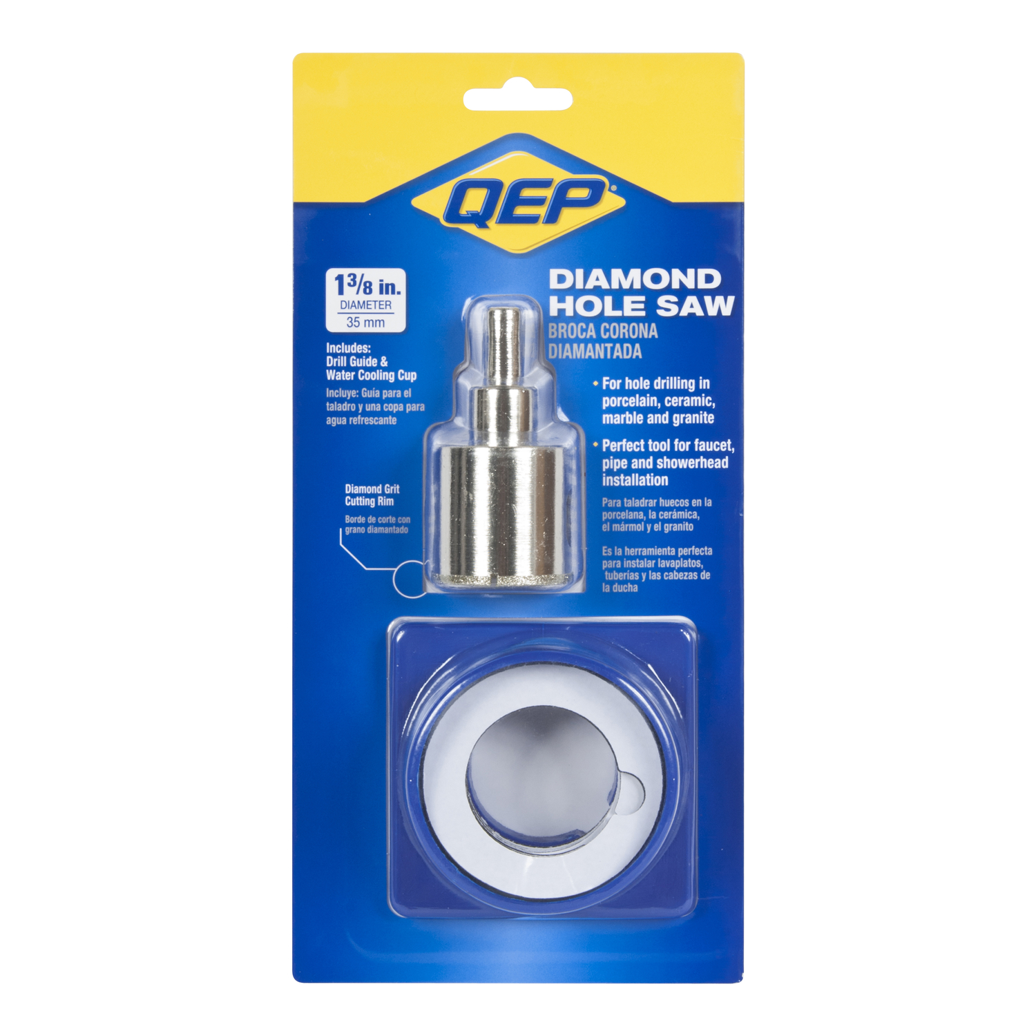 QEP Diamond Grit Hole Saw Kit 1 pc - Mycitystee
