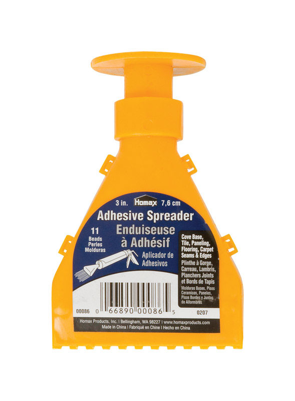 Homax 3 in. W Plastic Adhesive Spreader - Mycitystee