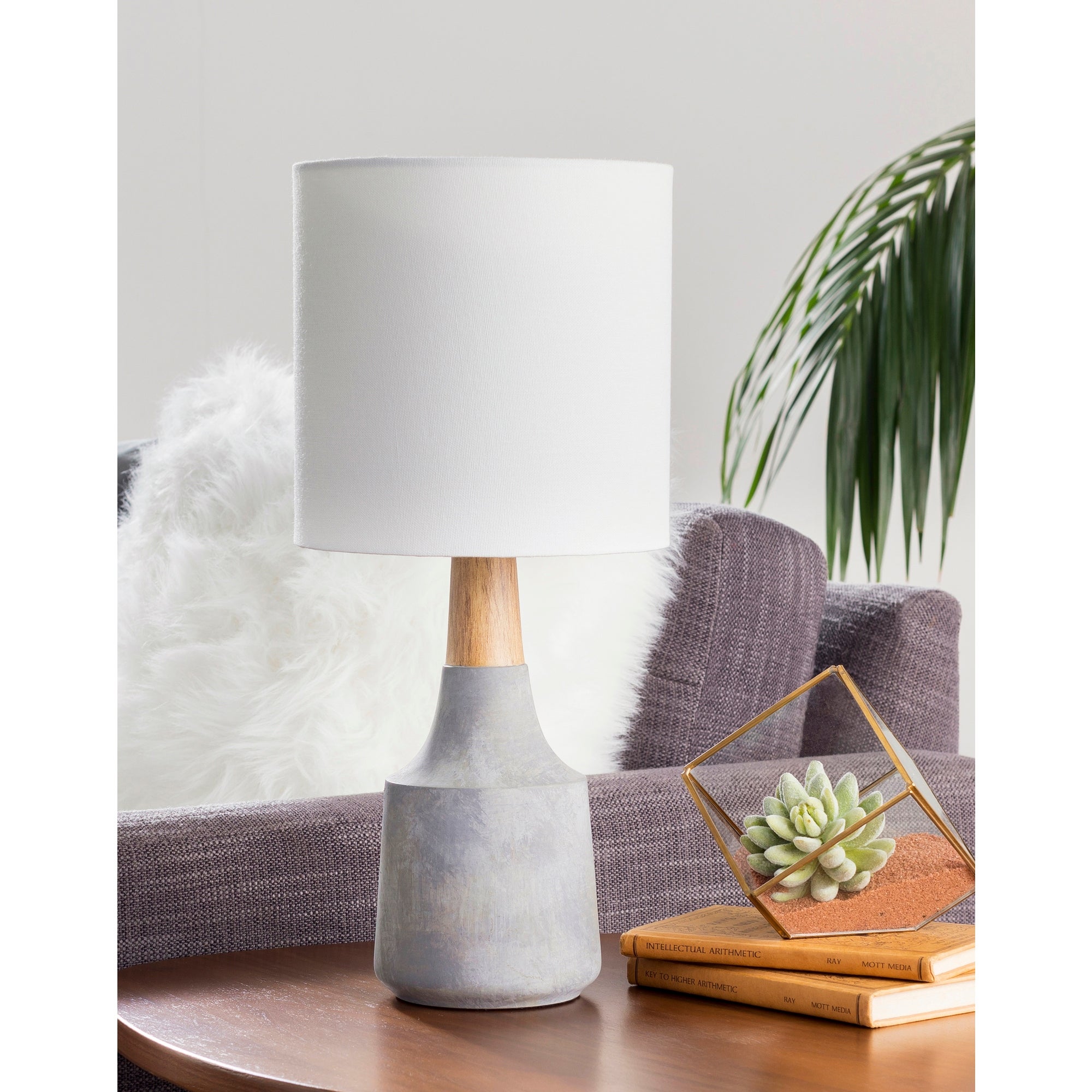 Artistic Weavers Hadrian Denim Blue Modern Table Lamp - Mycitystee
