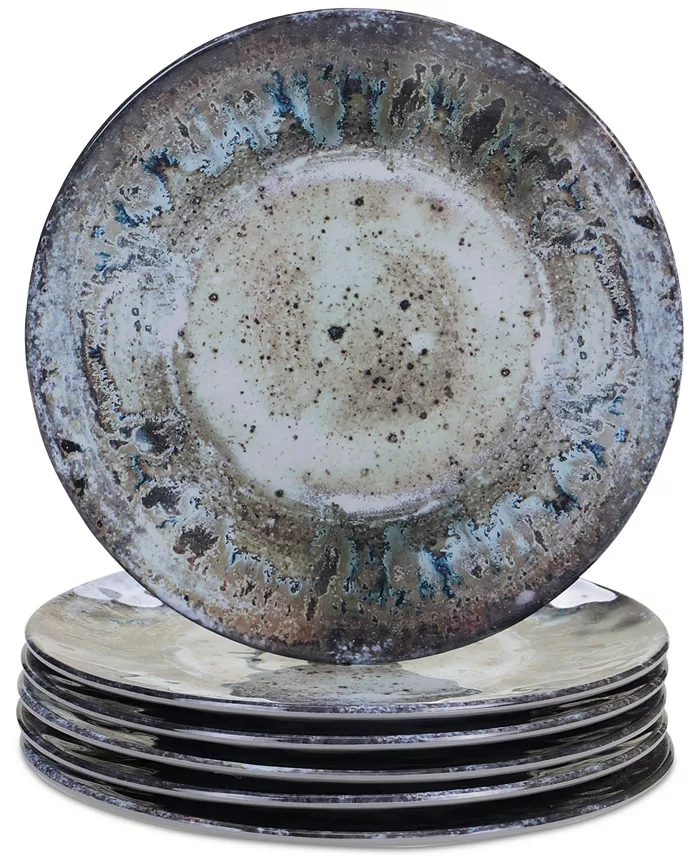 Certified International Radiance Cream Melamine Salad Plates， Set of 6 - Mycitystee
