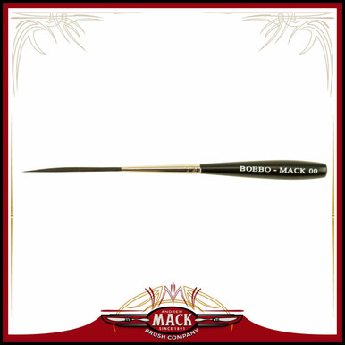 Size 00 Series Bobbo-Mack Super Quad 4 Action Scroll Pinstriper Brush - Mycitystee