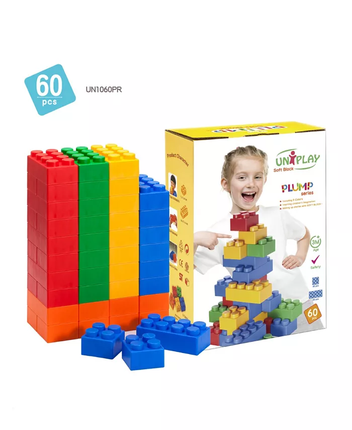 UNiPLAY  20 Large and 40 Small Plump Series 60 Piece Set - Mycitystee