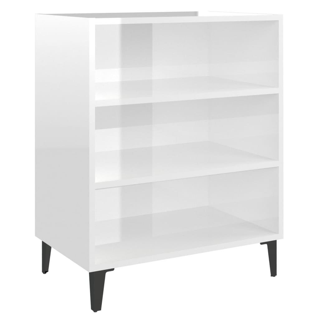 vidaXL Sideboard High Gloss White 22.4
