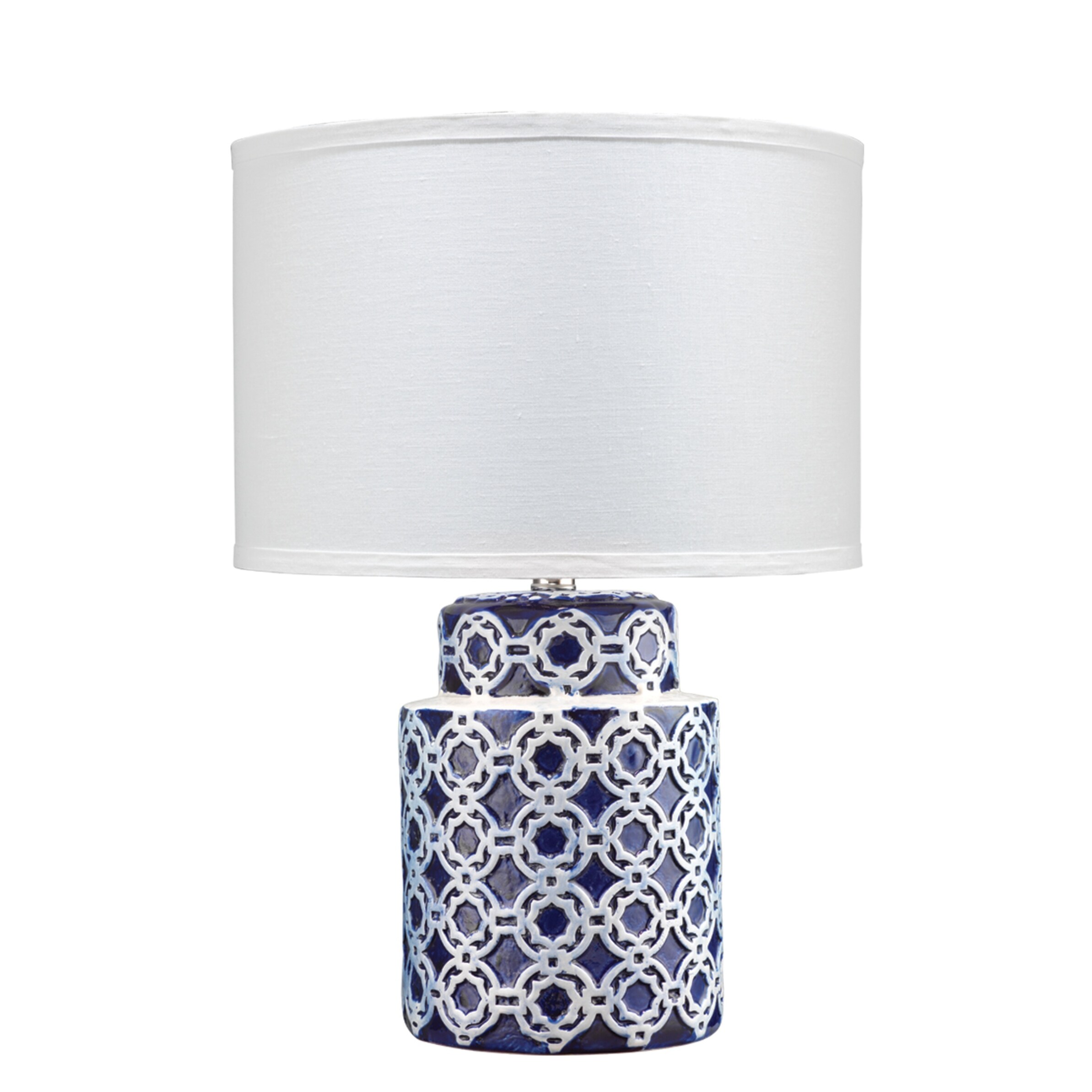 Alden Décor Lynnette Ceramic Table Lamp， Blue - Mycitystee