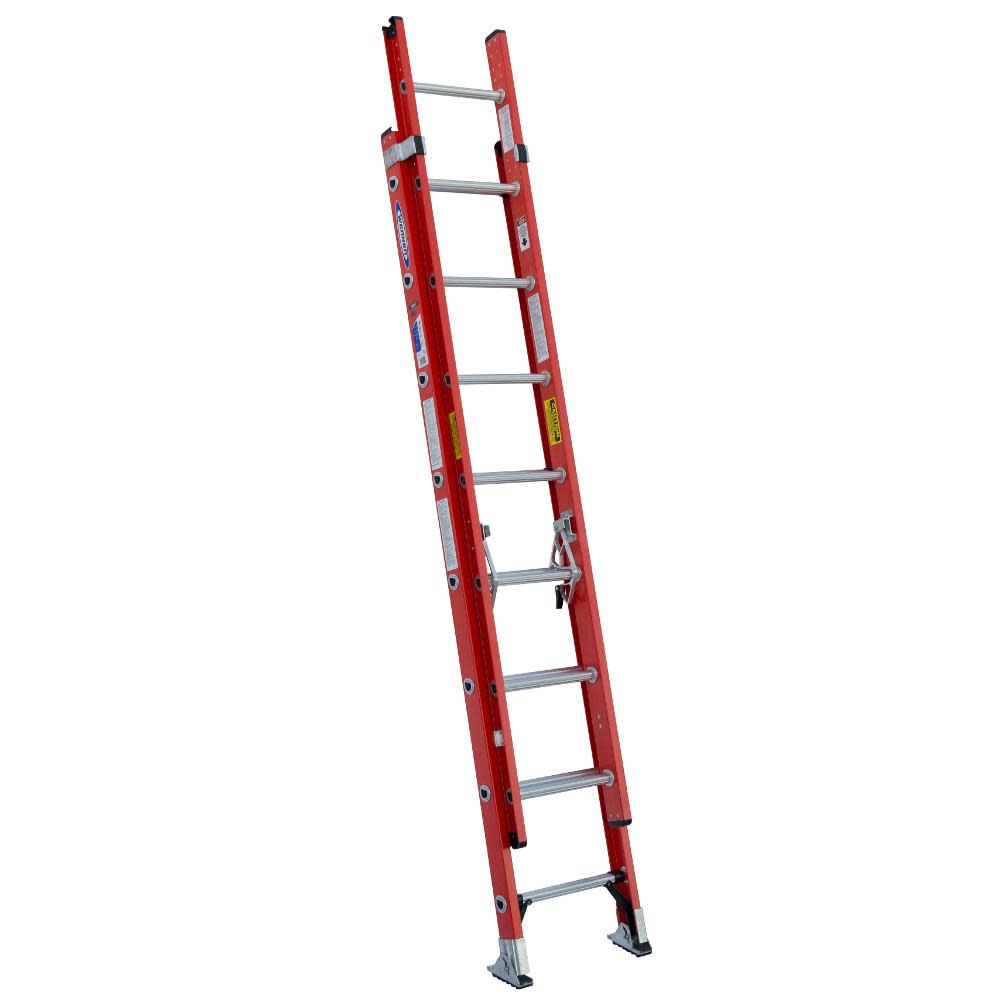 16-ft Fiberglass 300-lb Type IA Extension Ladder - Mycitystee