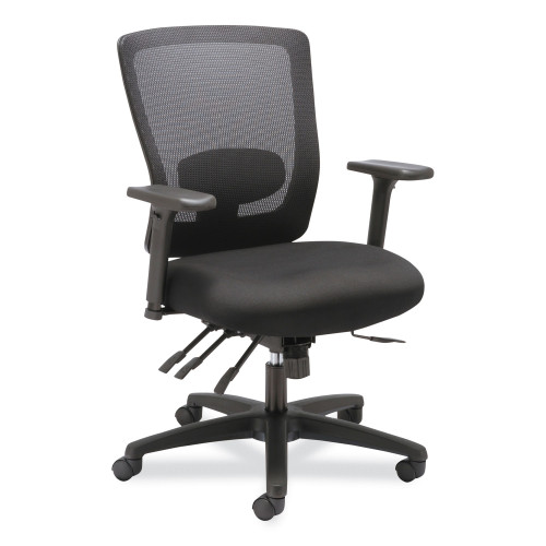 Alera Envy Series Mesh Mid-Back Swivel/Tilt Chair， Supports Up to 250 lb， 16.88