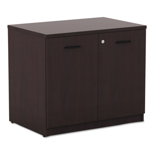 Alera Valencia Series Storage Cabinet， 34.13w x 22.78d x 29.5h， Mahogany (VA613622MY) - Mycitystee