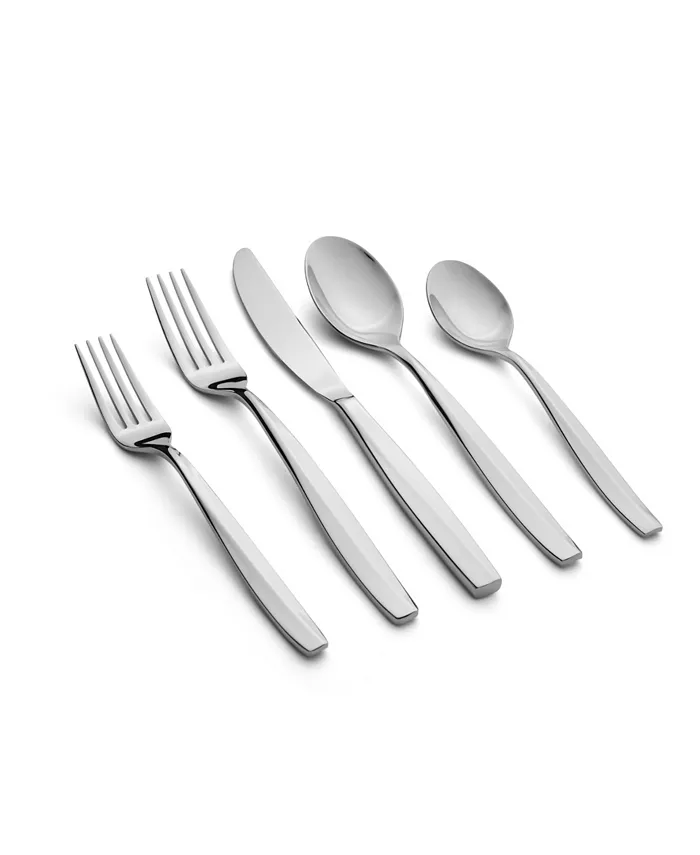 Cambridge Silversmiths Kallie Mirror 20 Piece 18 0 Flatware Set， Service for 4 - Mycitystee
