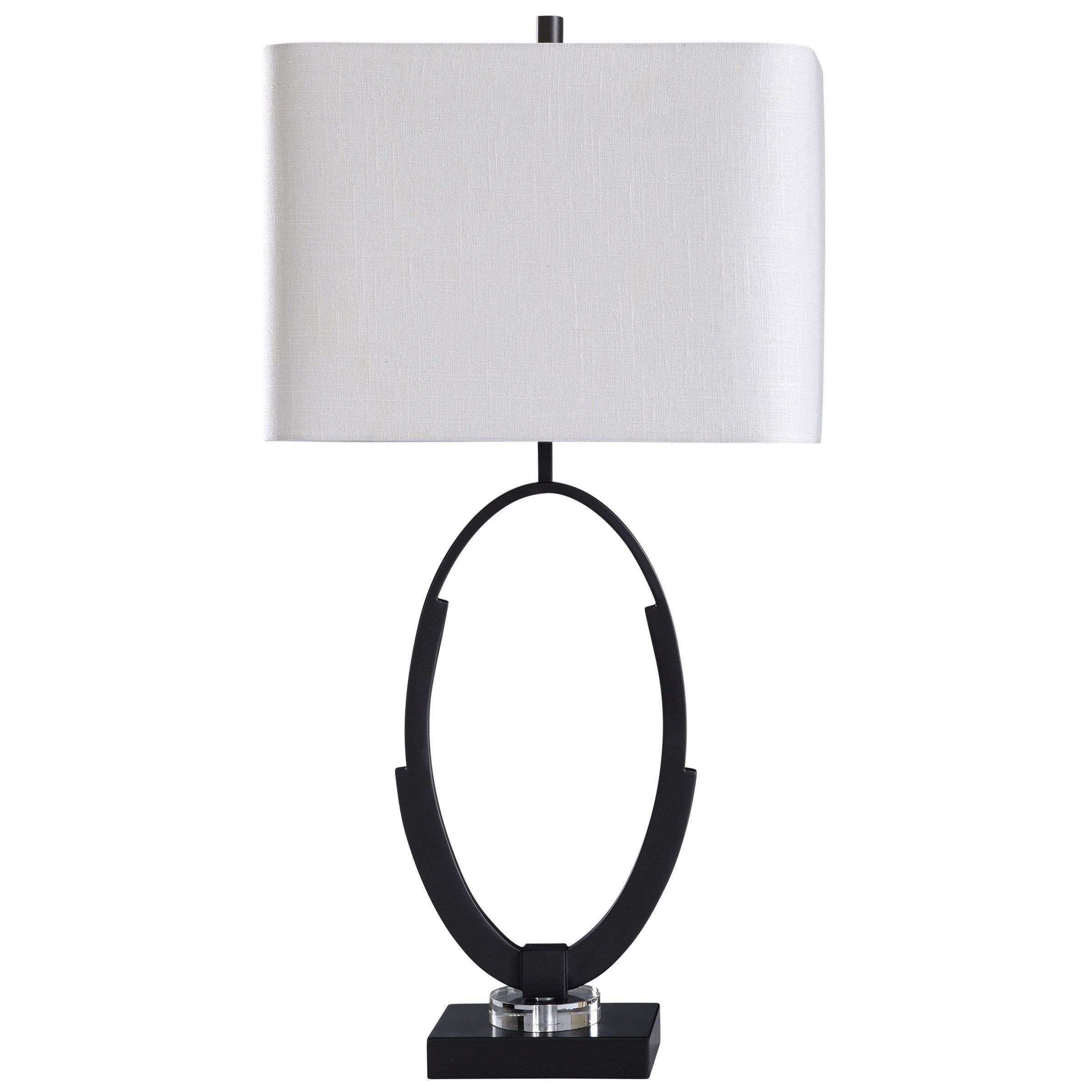 StyleCraft Norton Open Step Oval Base Table Lamp - Mycitystee