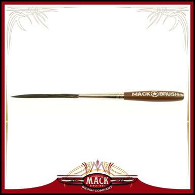 Size 2 Series Long Bob Pinstriping Scroll Black Synthetic Brush - Mycitystee