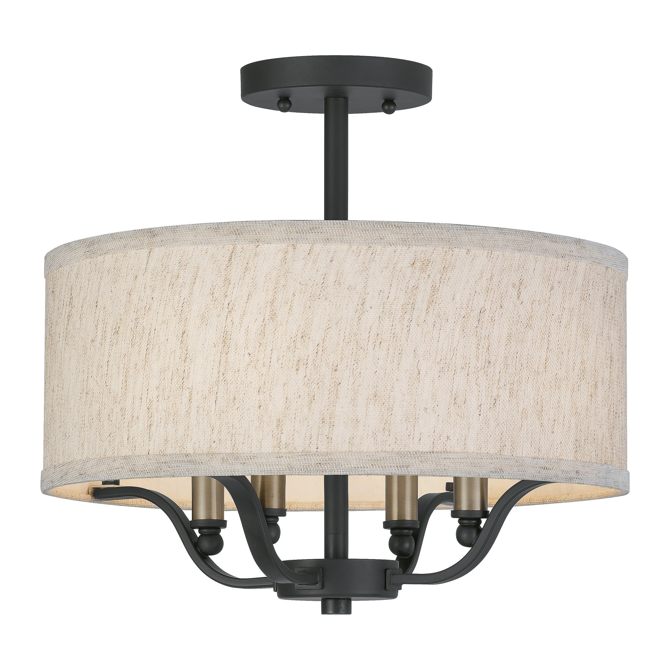 Quoizel Western Bronze 4-light Semi-Flush Mount - Mycitystee