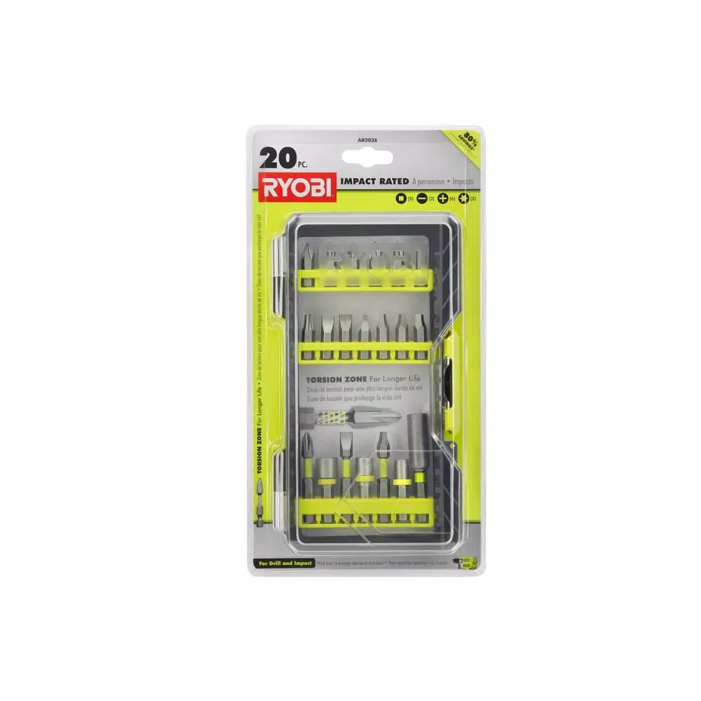 RYOBI Impact Rated Driving Kit (20-Piece) and#8211; XDC Depot - Mycitystee