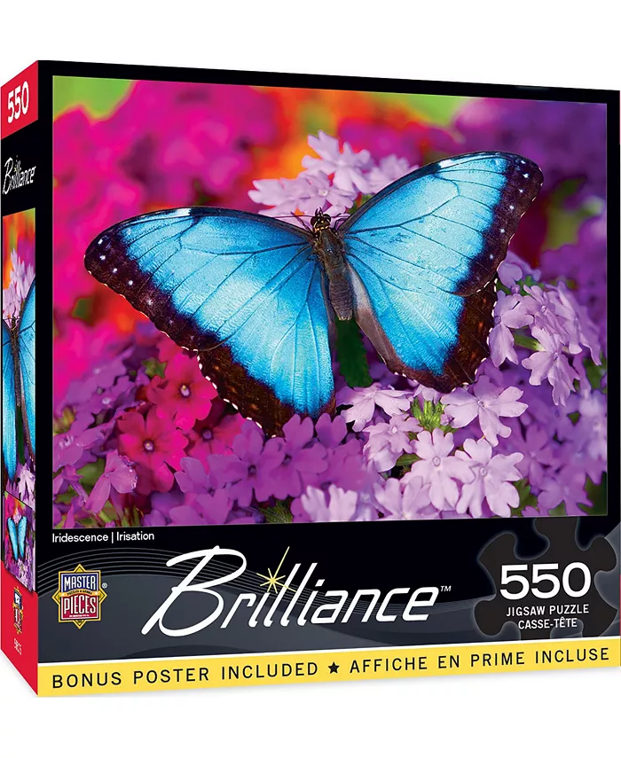 MasterPieces Puzzles Brilliance - Iridescence 550 Piece Adult Jigsaw Puzzle - Mycitystee