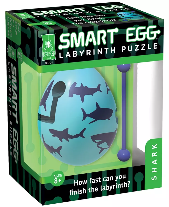 Areyougame BePuzzled Smart Egg Labyrinth Puzzle - Shark - Mycitystee