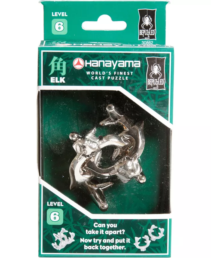 BePuzzled Hanayama Level 6 Cast Puzzle - Elk - Mycitystee
