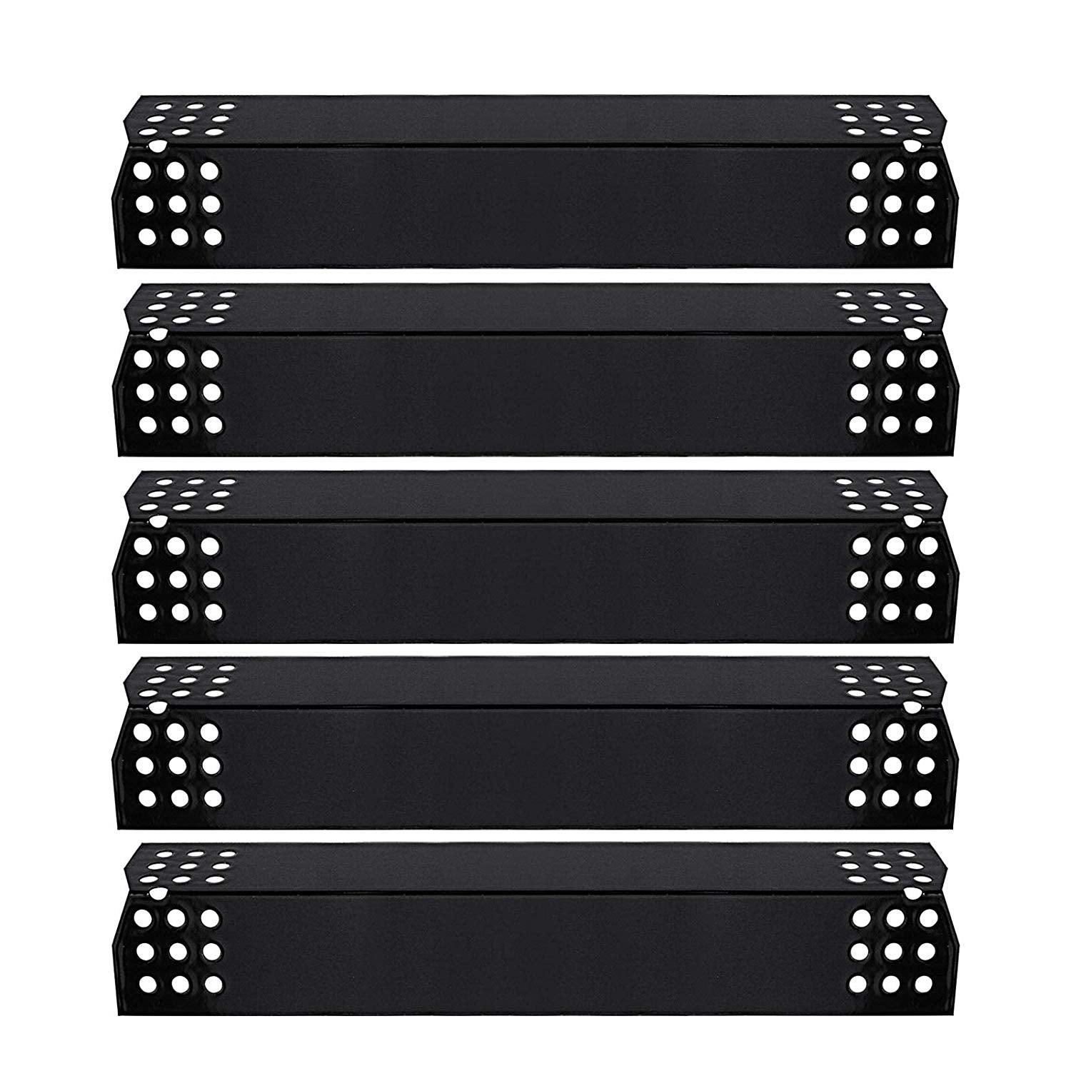 Heat Plates for Nexgrill 720-0882A, 730-0882A etc Grill, 5Pcs Kit Porcelain Steel Replacement Parts - Mycitystee