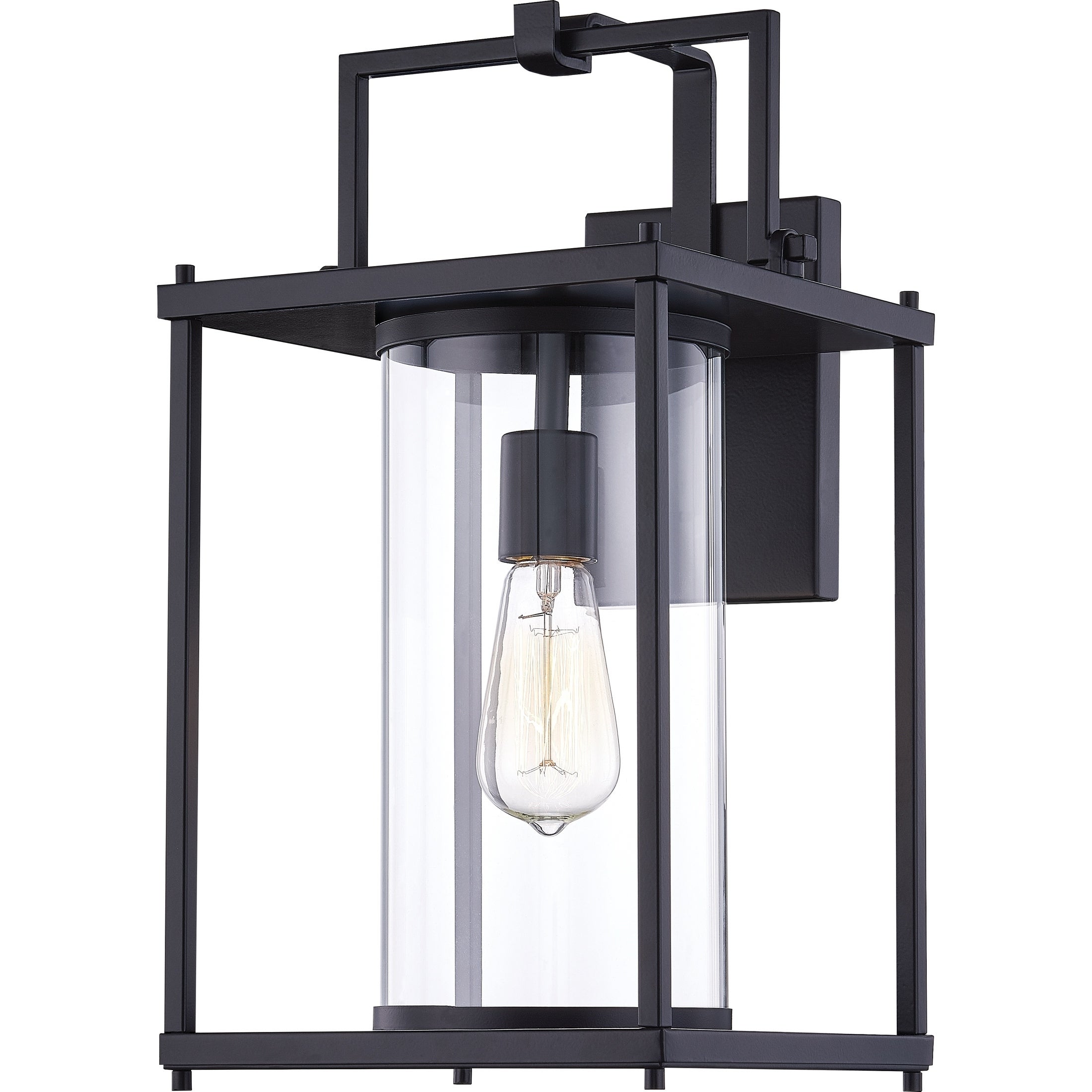 Quoizel Garrett Matte Black Large 1-light Outdoor Wall Lantern - Mycitystee