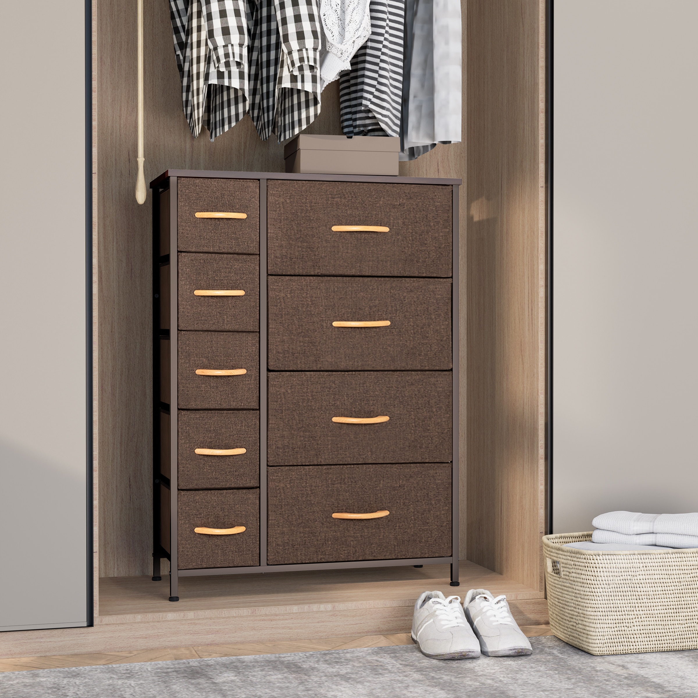 VredHom 9 Drawers Dresser Fabric Storage Units Organizer Tower - - 34553466 - Mycitystee