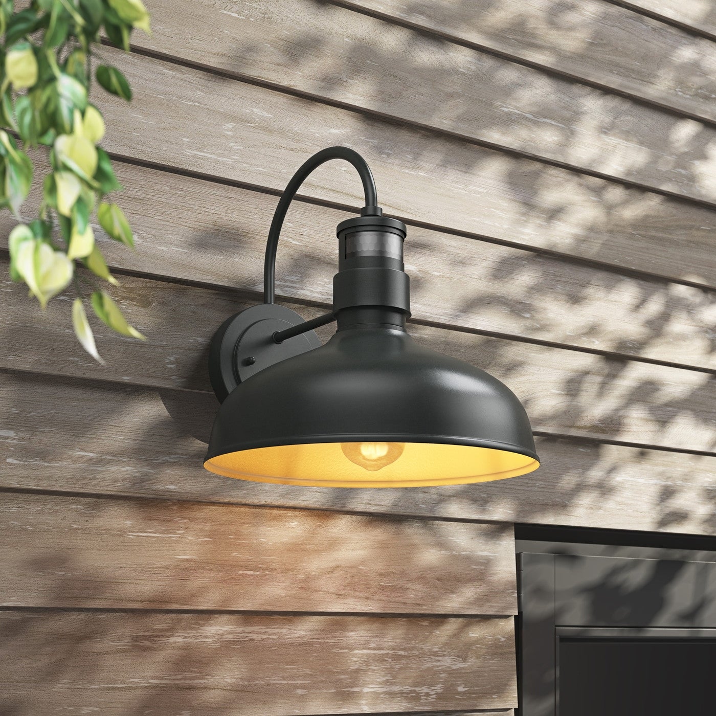 Unique Gooseneck Ourdoor Wall Sconce Dusk to Dawn Motion Sensor Farmhouse Barn Light Shopping - The Best Deals on Outdoor Barn Lights | 41432314 - Mycitystee