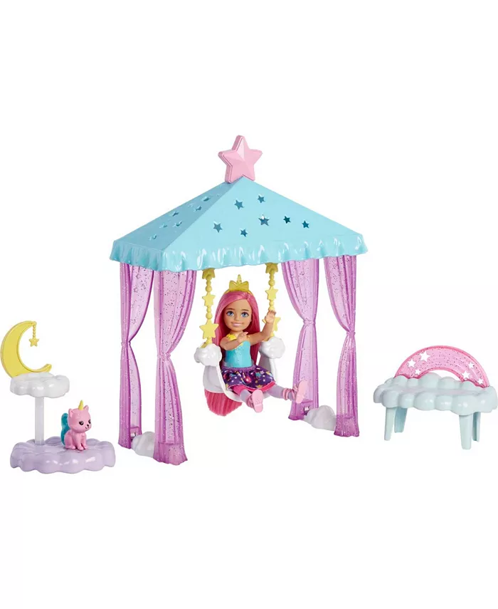 Barbie Dreamtopia Chelsea Doll Nurturing Fantasy Playset and Pet Kitten - Mycitystee