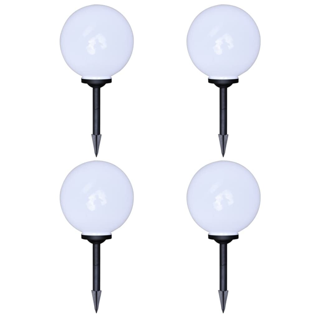 vidaXL Outdoor Pathway Lamps 4 pcs LED 11.8