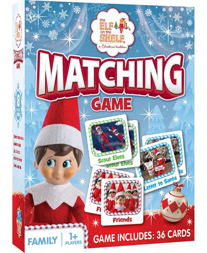 MasterPieces Puzzles Licensed Elf on the Shelf Matching Game for Kids and Families - Mycitystee