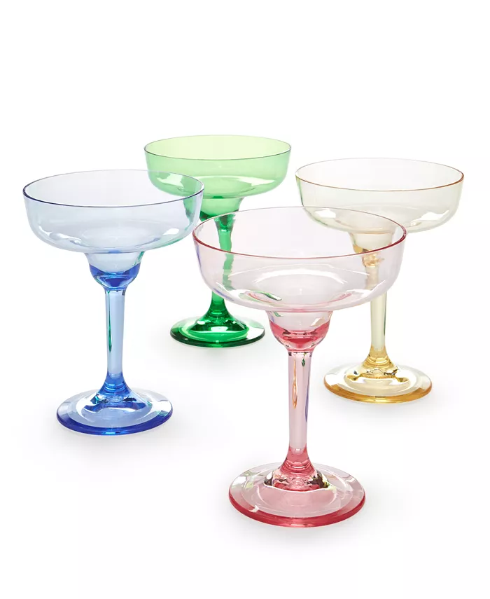 The Cellar Farm Fresh BBQ Set of 4 Acrylic Margarita Glasses， Created for Macy's - Mycitystee
