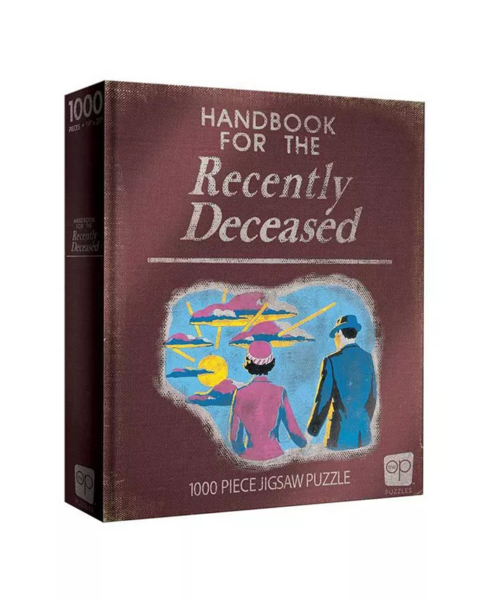 USAopoly Beetlejuice Handbook Recently Deceased 1000 Piece Puzzle - Mycitystee