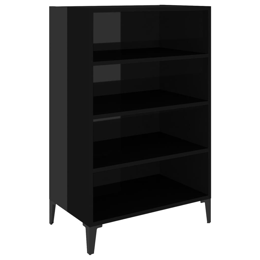 vidaXL Sideboard High Gloss Black 22.4