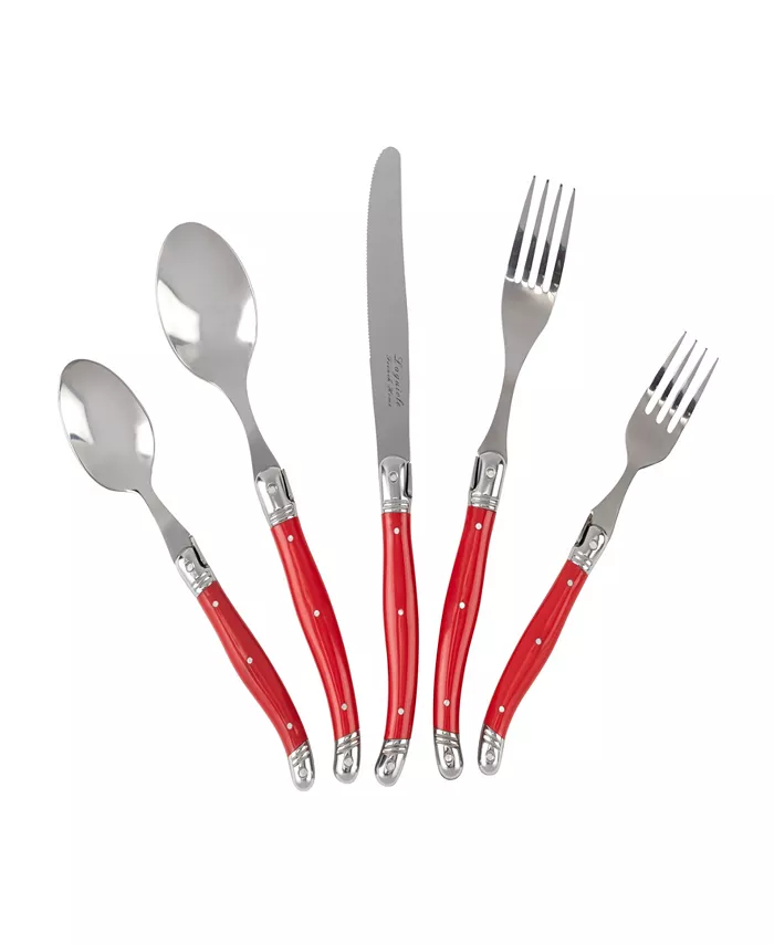 French Home Laguiole Flatware， Set of 20 - Mycitystee