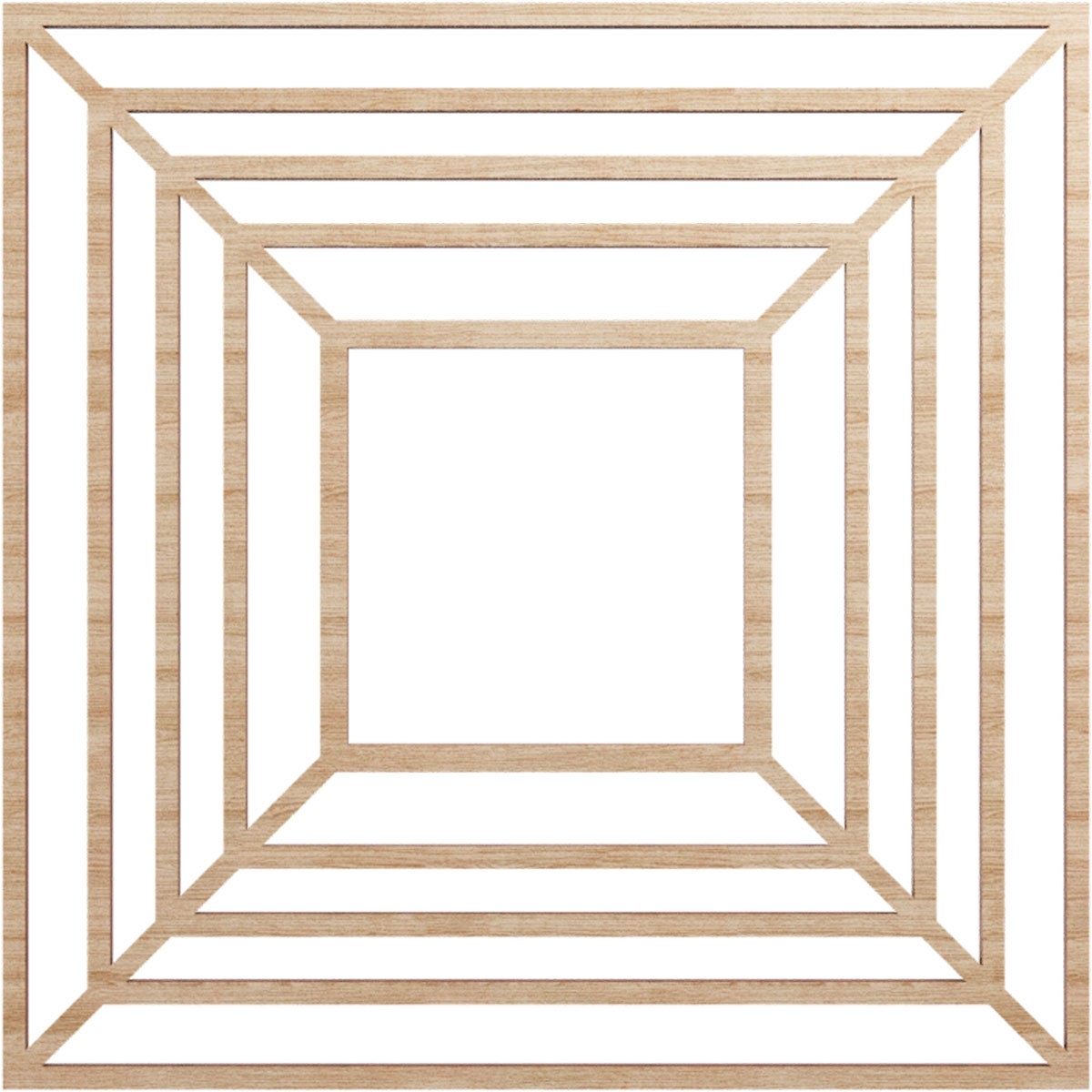Raven Wood Fretwork Pierced Ceiling Medallion - Mycitystee