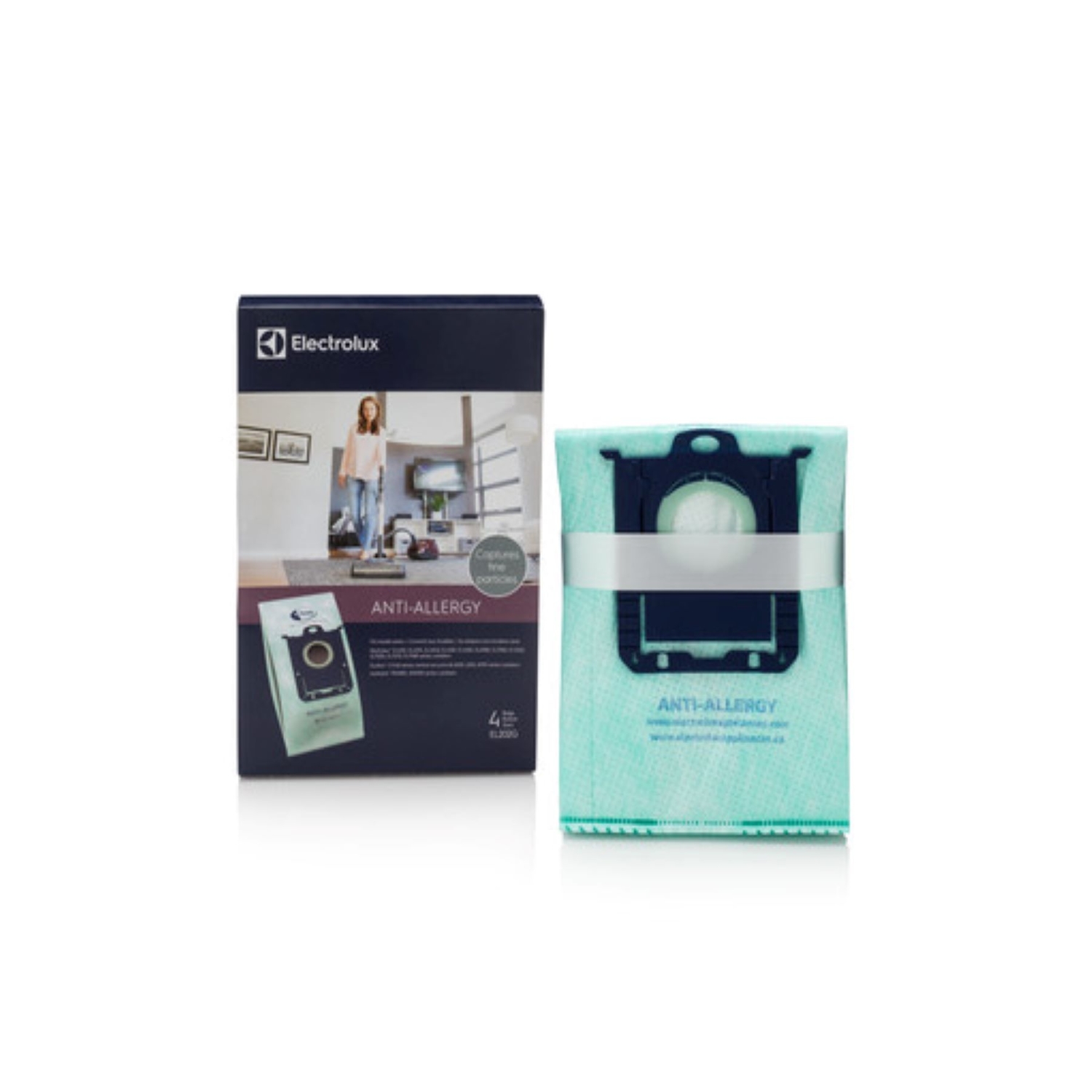 Electrolux S-Bag Anti-Allergy Synthetic For Bag 4 pk - Mycitystee
