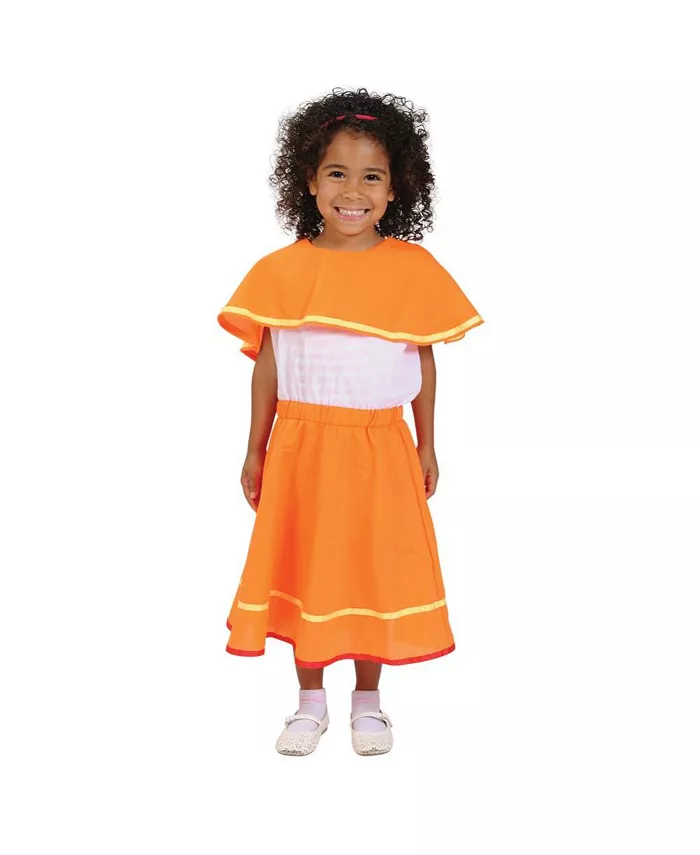 Kaplan Early Learning Festive Mexican Huipil Girl Costume - Mycitystee