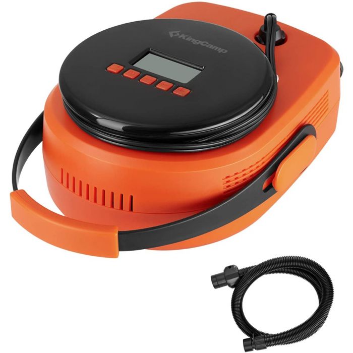 KingCamp Electric Air Pump 20PSI SUP Electric Pump Portable Air Pump for Inflatables 12V Portable Air Compressor Inflator Deflator Pump - Mycitystee