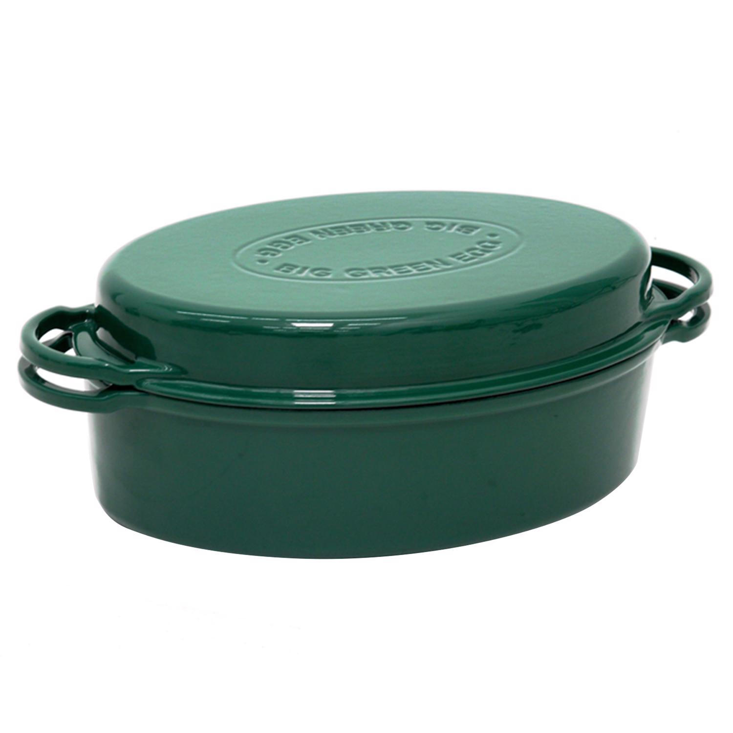 Big Green Egg Cast Iron Dutch Oven 5 qt 2 pc - Mycitystee