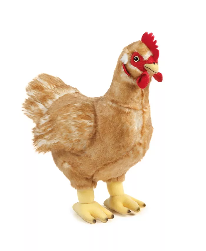 Living Nature Hen Large Stuffed Toy - Mycitystee