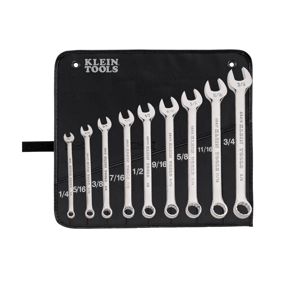 Klein Tools 9 Piece Combination Wrench Set 68402 from Klein Tools - Mycitystee