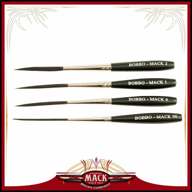 00-2 Series Bobbo-Mack Super Quad 4 Action Pinstriper Brush Set - Mycitystee