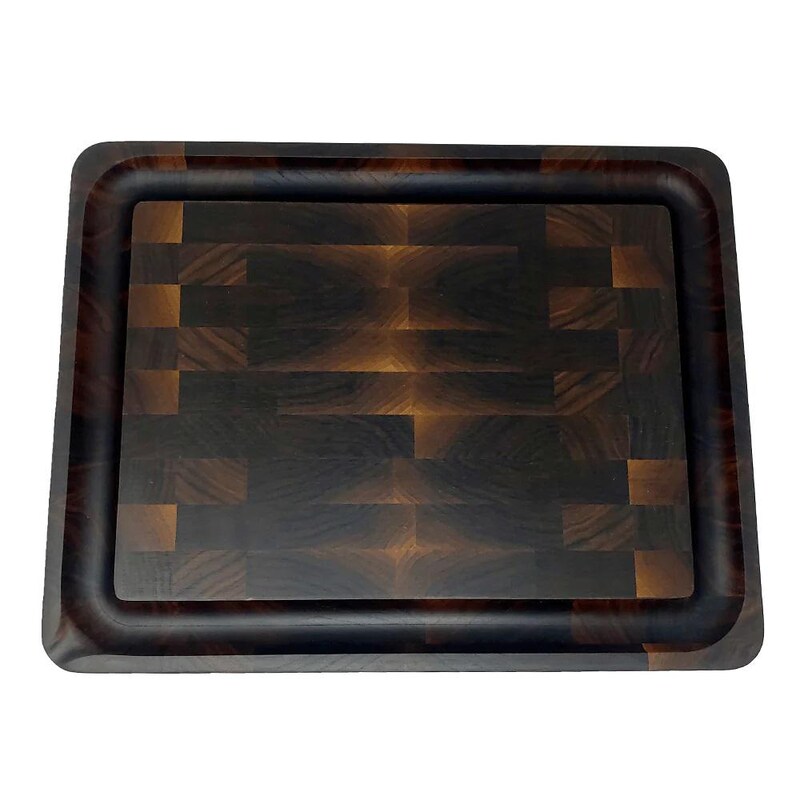 Pit Barrel Cooker EndGrain Medium Walnut Cutting Board - Mycitystee