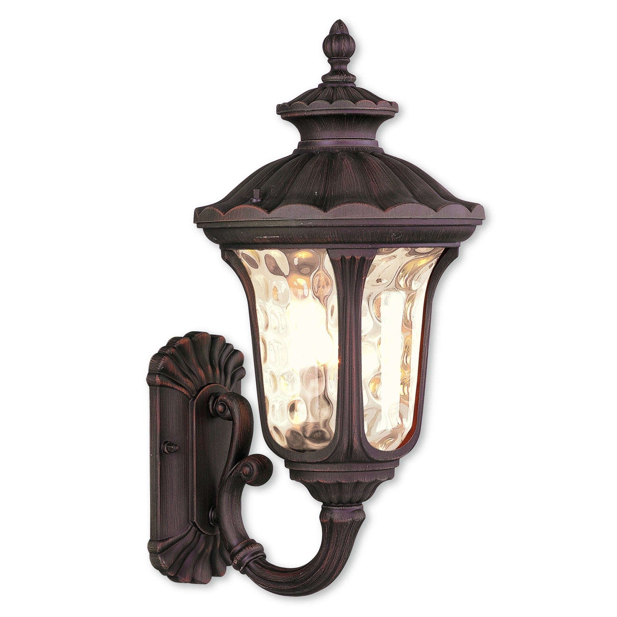 Livex Lighting Oxford Imperial Bronze 1-light Outdoor Wall Lantern Shopping - The Best Deals on Outdoor Wall Lanterns | 18909513 - Mycitystee