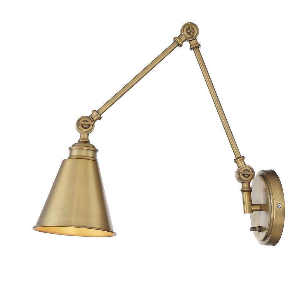 Savoy House Morland 1-Light Adjustable Sconce w/Plug - Mycitystee