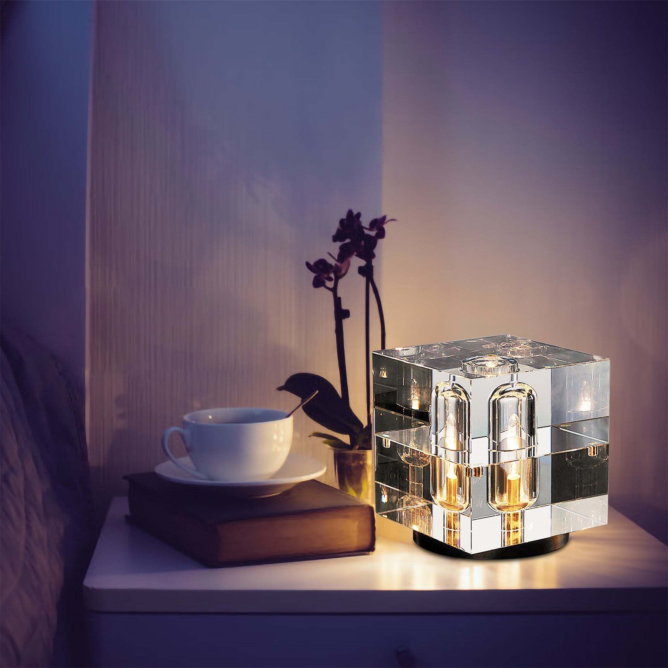 Crystal Bedside LED Table Lamp - Mycitystee
