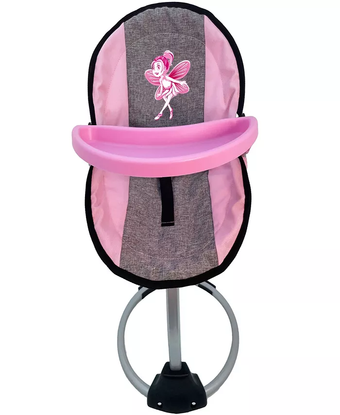 DIMIAN Bambolina 3-in-1 Doll Highchair or Swing Set Kids Pretend Play - Mycitystee