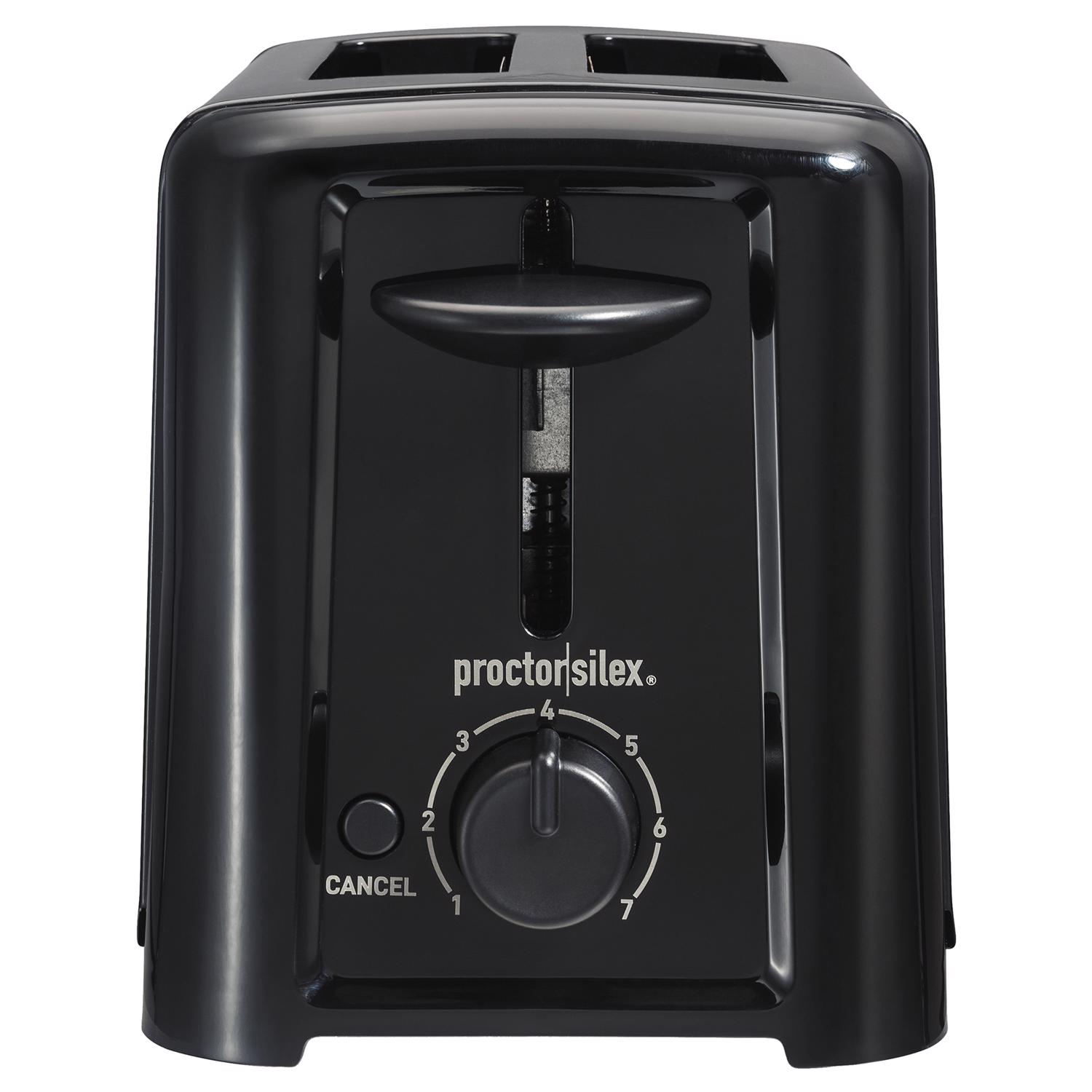Hamilton Beach Proctor Silex Plastic Black 2 slot Toaster 6.2 in. H X 5.3 in. W X 10.3 in. D - Mycitystee